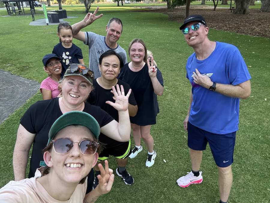 A Common Room run club group