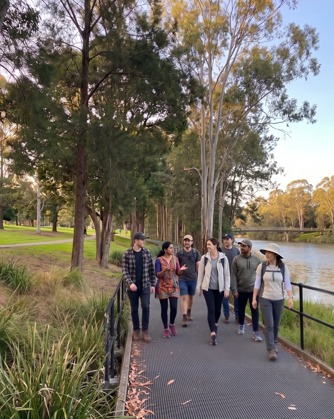 A Common Room walk club group